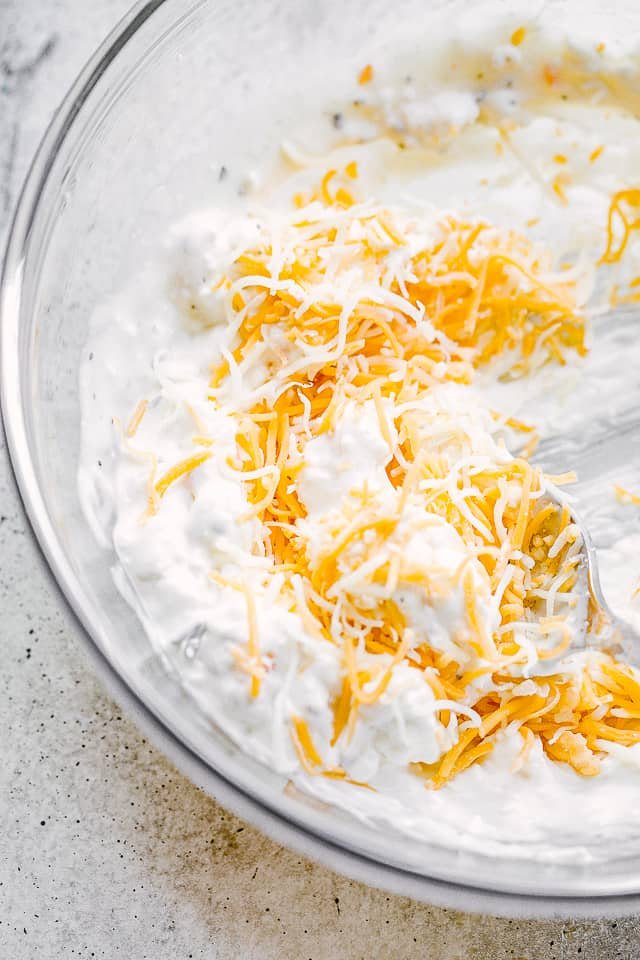 Jalapeno popper cheese filling.