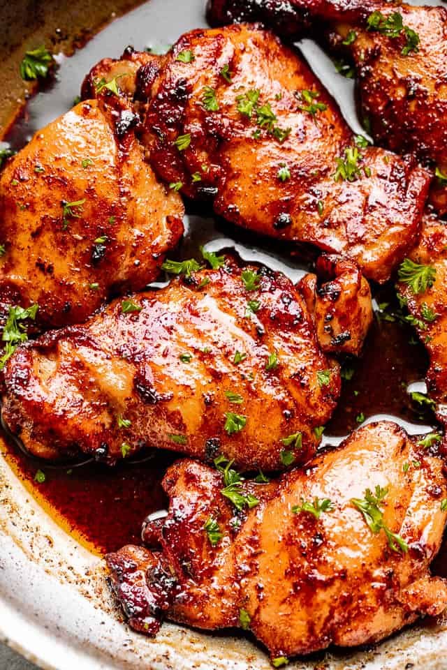 cooking boneless chicken thighs in cajun butter sauce