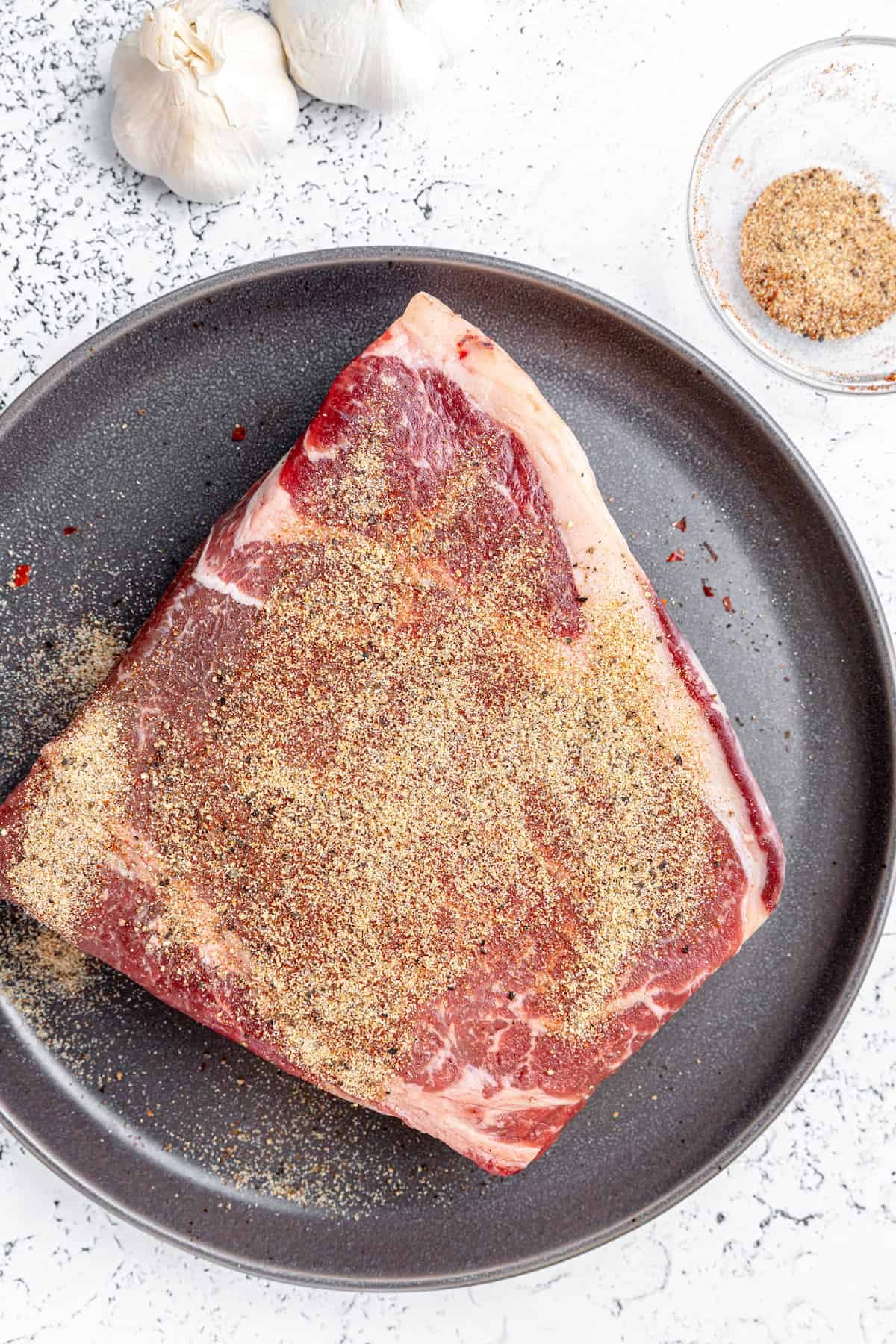 Seasoned chuck roast