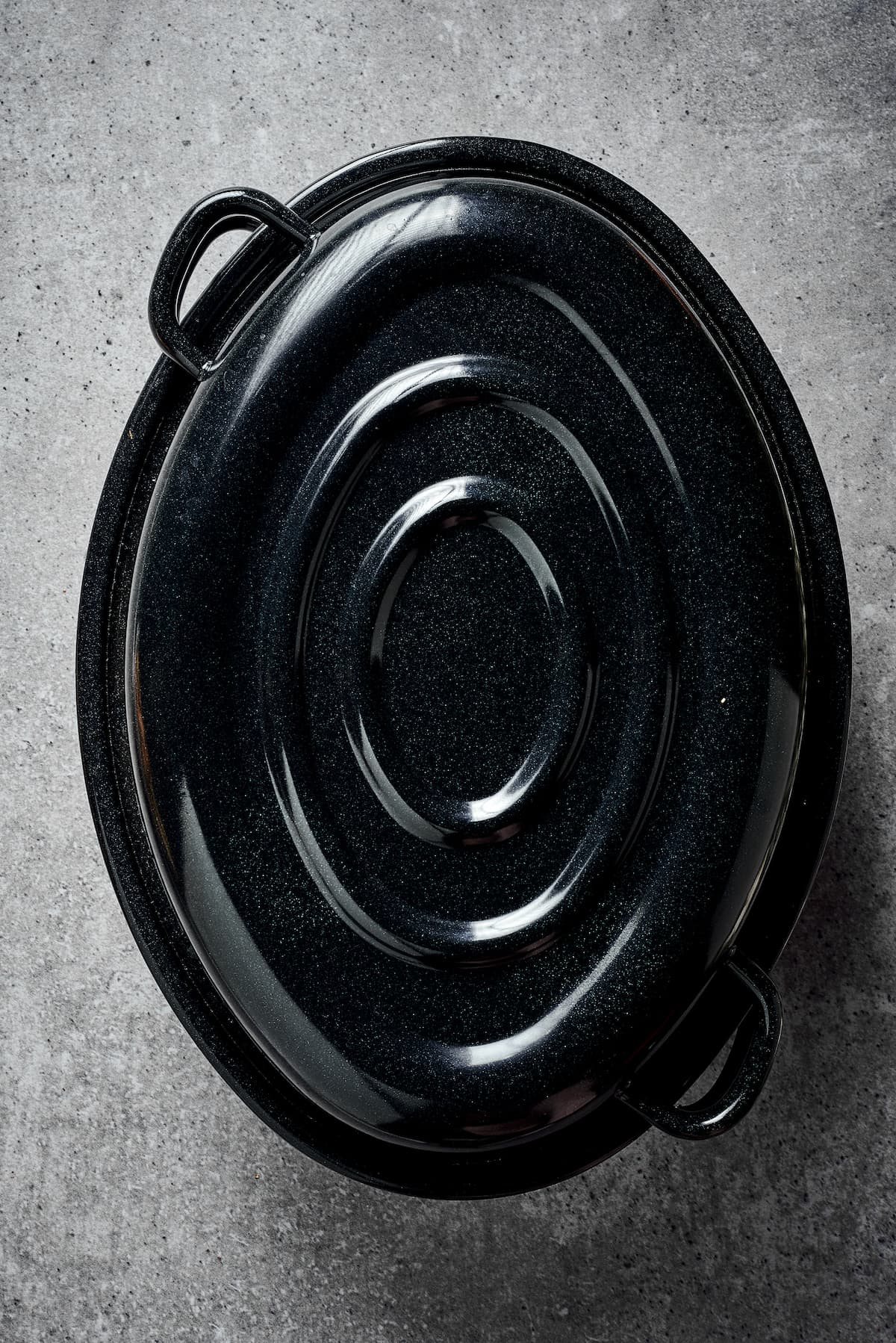 A covered Dutch oven.