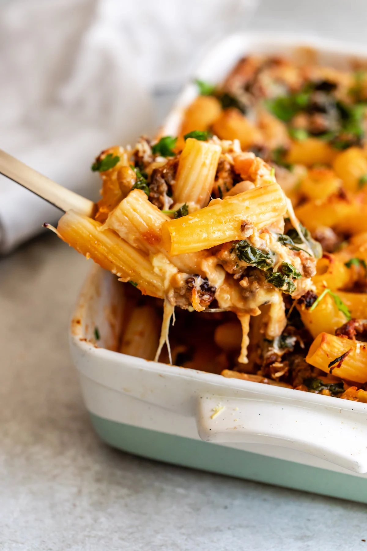 Tuscan Baked Rigatoni