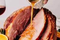 Succulent Slow Cooker Ham with Brown Sugar Glaze
