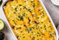 Smothered Green Chili Chicken Enchiladas