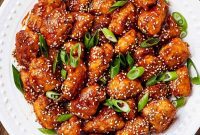 Golden Glazed Sweet and Sour Chicken