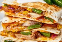 Zesty Cheesy Chicken Quesadillas