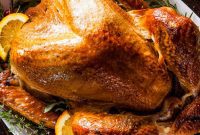 Golden Roasted Turkey with Savory Stuffing