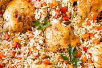 Golden Skillet Chicken and Rice
