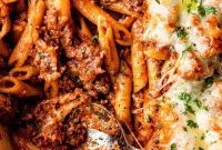 Effortless Cheesy Ziti Bake