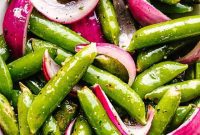 Crispy Roasted Sugar Snaps