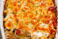 Fiesta Chicken Fajita Casserole