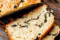 Savory Spinach Feta Quick Bread