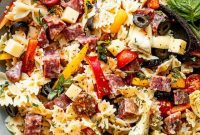 Italian Antipasto Platter Pasta Salad