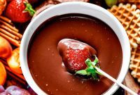 Velvet Chocolate Fondue