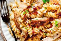 Ultimate Bacon Ranch Chicken Pasta