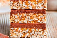 Golden Peanut Butter Crunch Bars