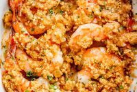 Garlic Butter Baked Shrimp De Jonghe