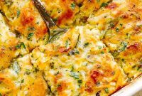 Golden Cheesy Summer Squash Bake