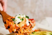 Cheesy Chicken Enchilada Delight