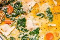 Velvety Ravioli Soup