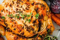 Golden Autumn Roast Chicken with Rustic Root Vegetables
