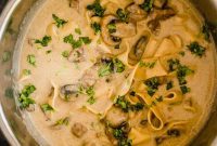 Effortless Creamy Instant Pot Beef Stroganoff