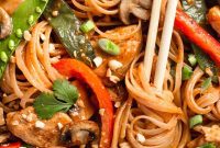 Flavorful Chicken Noodle Stir-Fry
