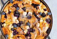 Sweet Blueberry French Toast Bake