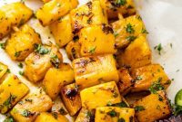 Tequila-Kissed Grilled Pineapple