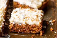 Rustic Carrot Slab Cake