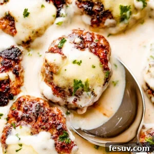 Homemade Swedish Meatballs with rich, creamy gravy