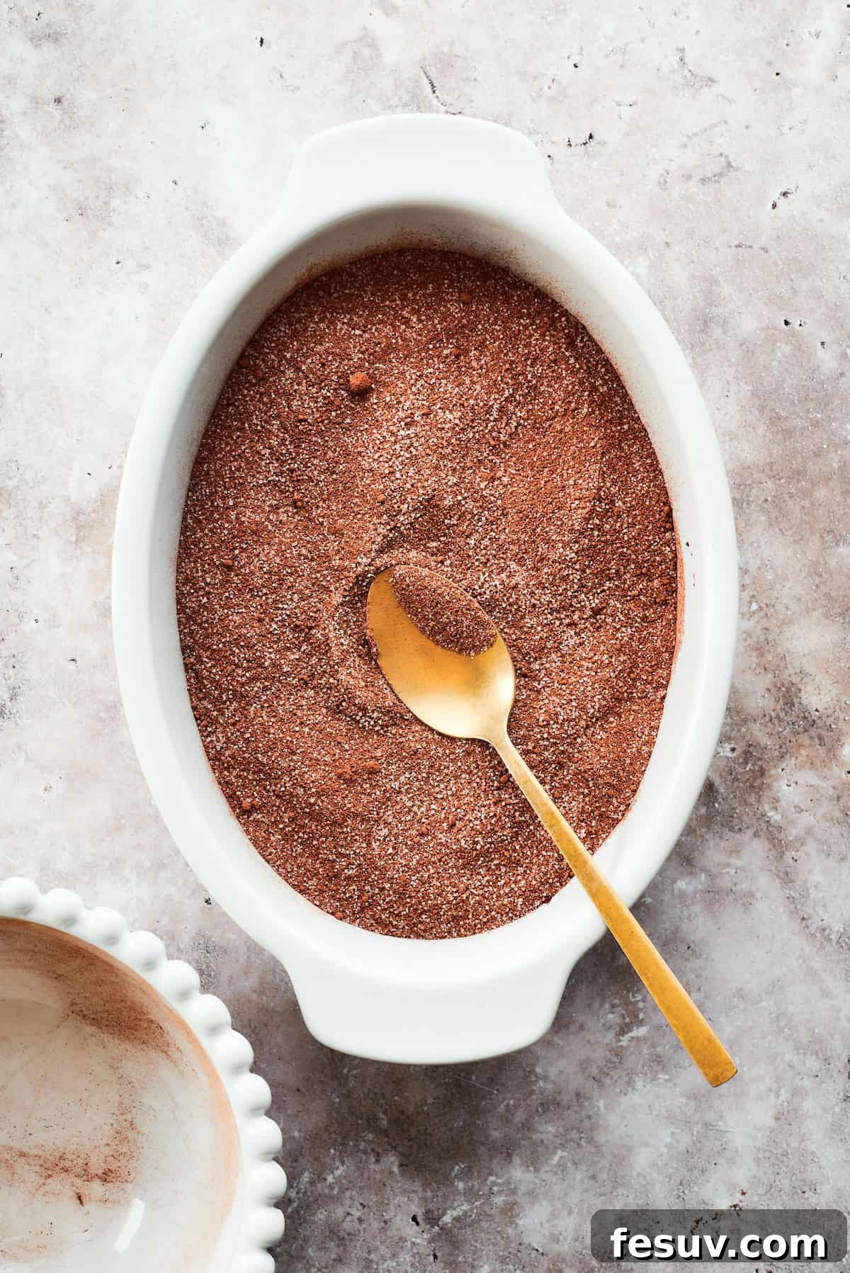 Heavenly Chocolate Pudding Cake 12 The topping is spread over the cake batter.
